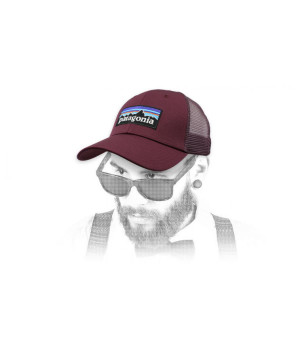 Trucker Patagonia bordeaux P6 Logo Trucker LoPro Dark Currant